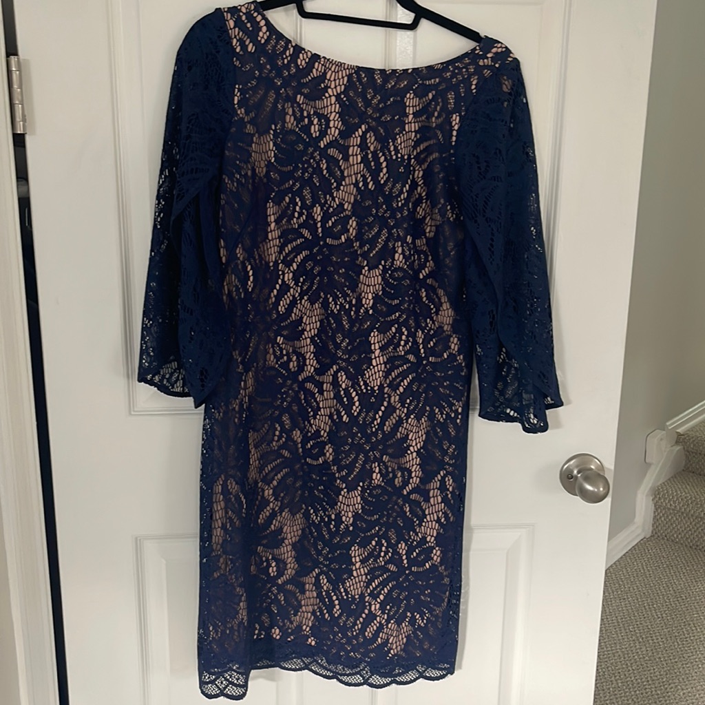Lilly Pulitzer Navy Lace Dress